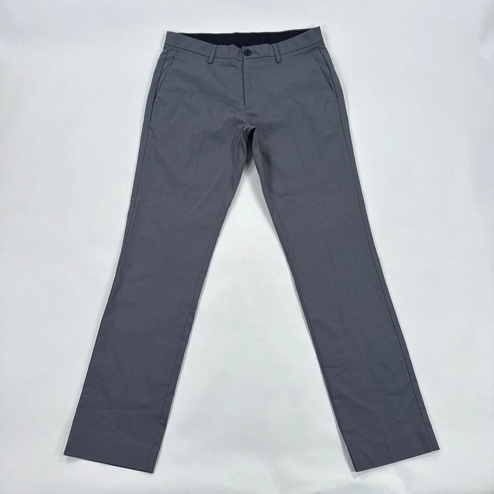 Bonobos Tailored Fit Chino Pants Mens 30x30 Gray Stretch Weekday Warrior